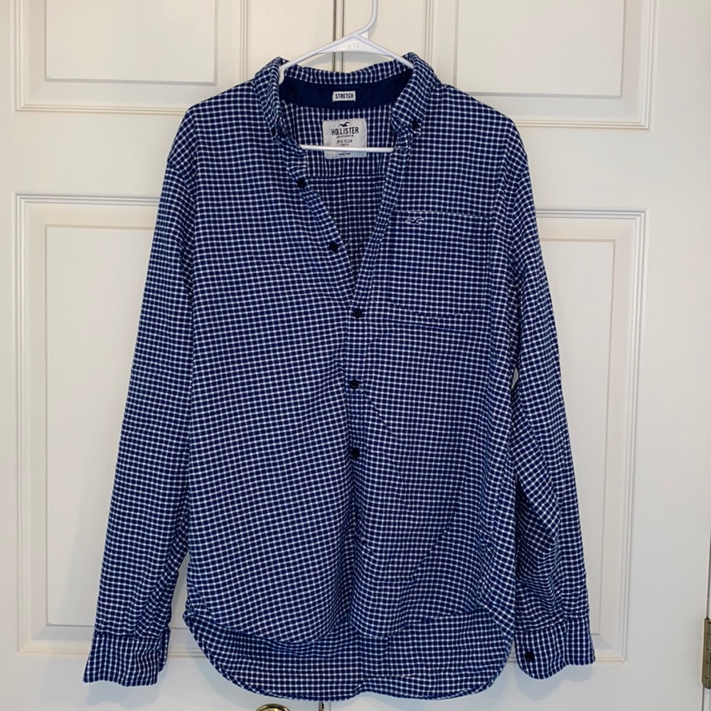 Hollister Men’s Flannel Button Down Shirt